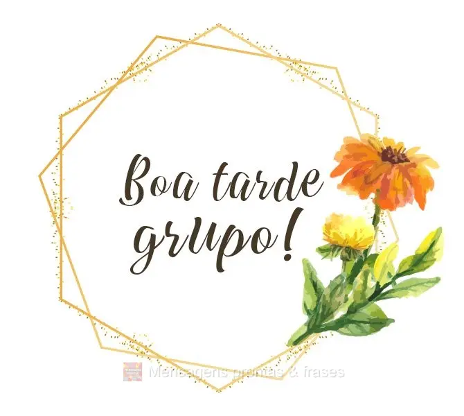 Boa tarde grupo!
