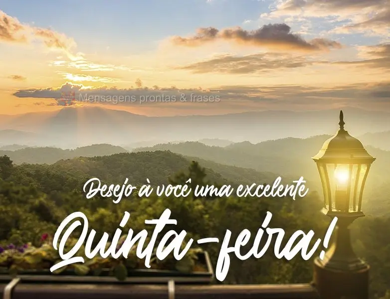 Passando aqui pra desejar uma excelente Quinta-feira!
