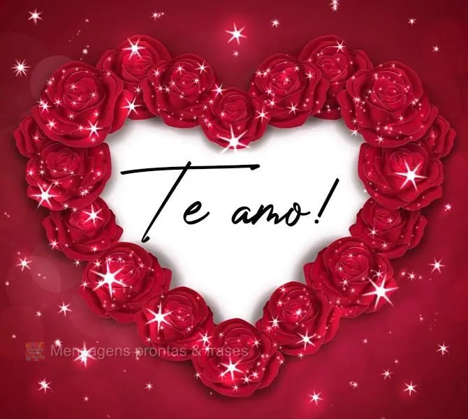 Te amo!
