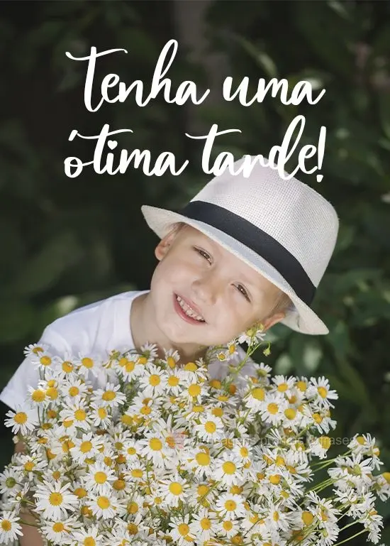 Tenha uma ótima tarde!
