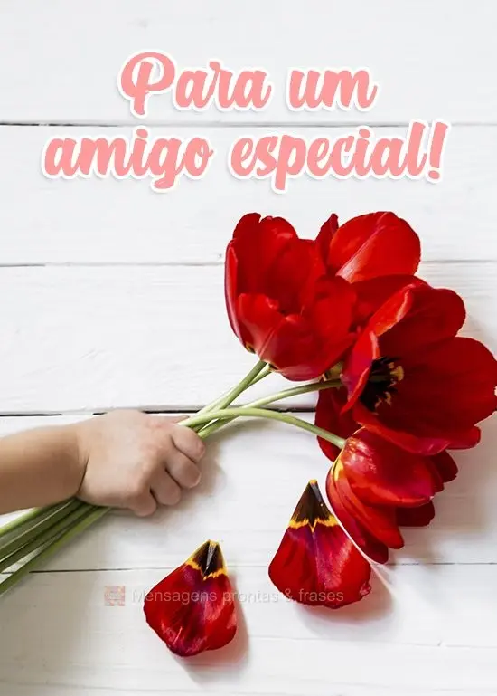 Para um amigo especial!
