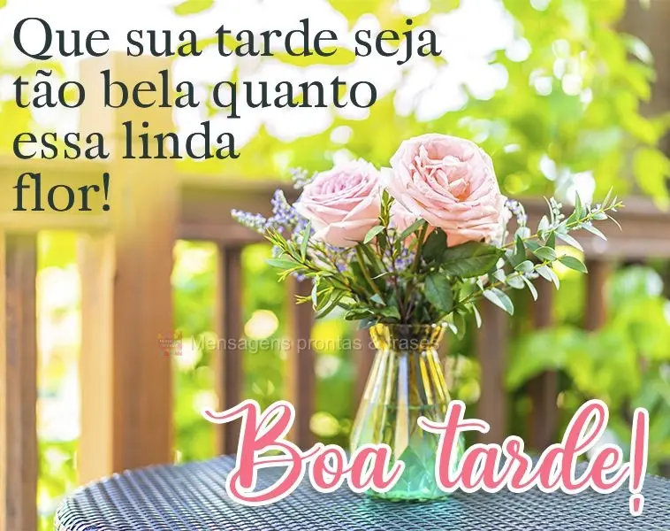 Que sua tarde seja tão linda quanto essa linda flor! Boa tarde! 