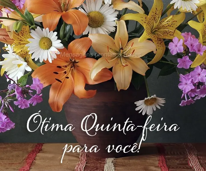 Ótima Quinta-feira para você!