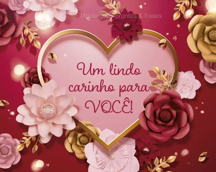 Um lindo carinho para você!