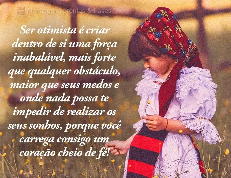 Быть оптимистом - значит создать внутри себя непоколебимую силу, более мощную, чем л...