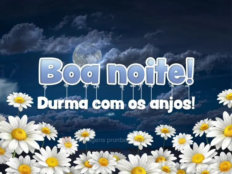 Boa noite! Durma com os anjos!