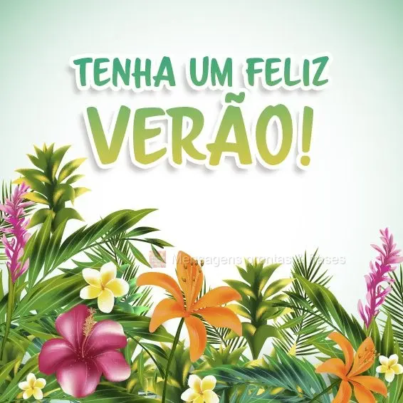 Tenha um Feliz Verão!