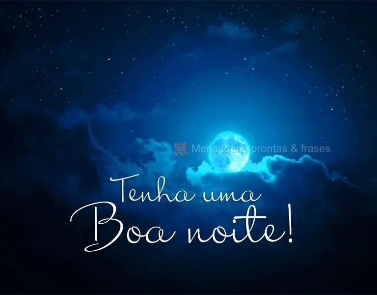 Tenha uma Boa noite!