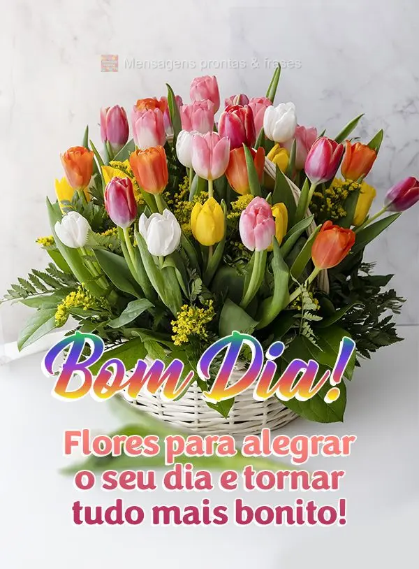 Flores para alegrar o seu dia e tornar tudo mais bonito! Bom dia! 
