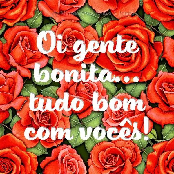Oi gente bonita…tudo bem com vocês?