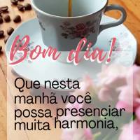 Que nesta manhã você possa presenciar muita harmonia, paz e todo amor que lhe couber ao coração. Bom dia! 