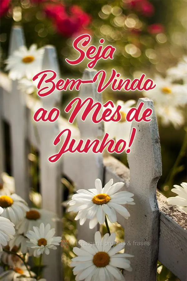 Seja Bem-Vindo ao Mês de Junho!