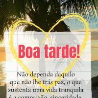 Não dependa daquilo que não lhe trás paz. O que sustenta uma vida tranquila é a compaixão, sinceridade, honestidade e o carinho que você tem por aq...