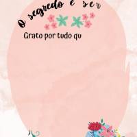 O segredo é ser grato.
Grato por tudo que deu certo e por tudo que não foi como planejamos, mas no fim das contas foi o melhor! Gratidão por ontem e ...