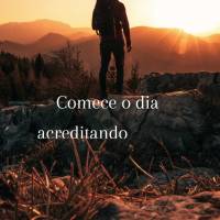 Comece o dia acreditando no seu potencial, e seja resiliente na hora de enfrentar o vento que vem contra, porque depois da tormenta sempre haverá dias d...