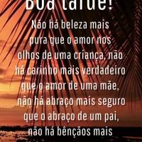 Não há beleza mais pura que o amor nos olhos de uma criança. Não há carinho mais verdadeiro que o amor de uma mãe, não há abraço mais seguro que...