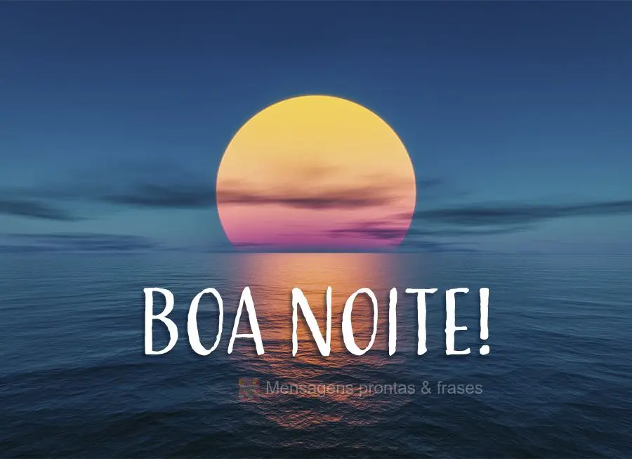 Boa noite!