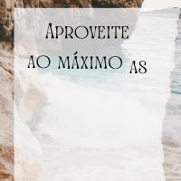 Aproveite ao máximo as coisas boas que essa linda tarde irá oferecer! Boa tarde!