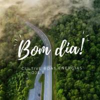 Cultive boas energias e se sentirá em paz! Bom dia!