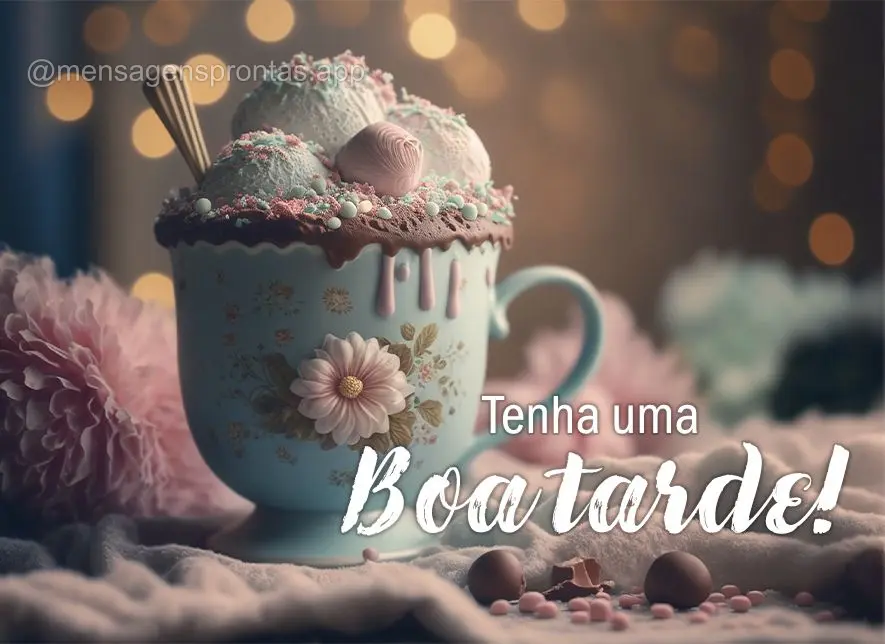 Tenha uma boa tarde!