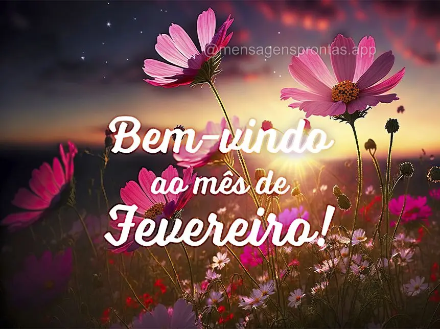 Seja Bem-vindo ao mês de Fevereiro!