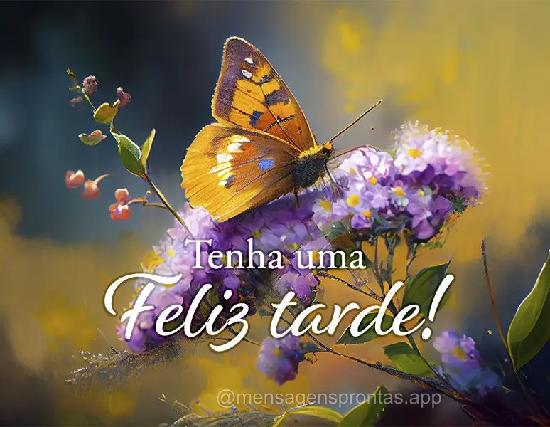Tenha uma Feliz tarde! 