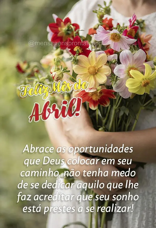 Abrace as oportunidades que Deus colocar em seu caminho, não tenha medo de se dedicar aquilo que lhe faz acreditar que seu sonho está prestes a se real...