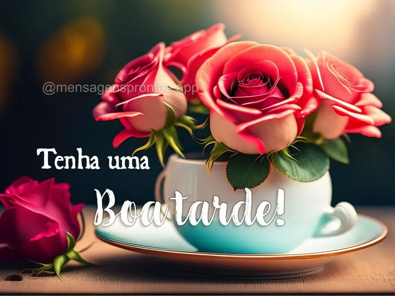 Tenha uma boa tarde!