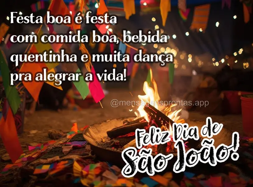 Festa boa é festa com comida boa, bebida quentinha e muita dança pra alegrar a vida! Feliz Dia de São João! 