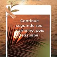 Continue seguindo seu caminho, pois Deus sabe onde te levará e com fé nada lhe fará parar! Bom dia!