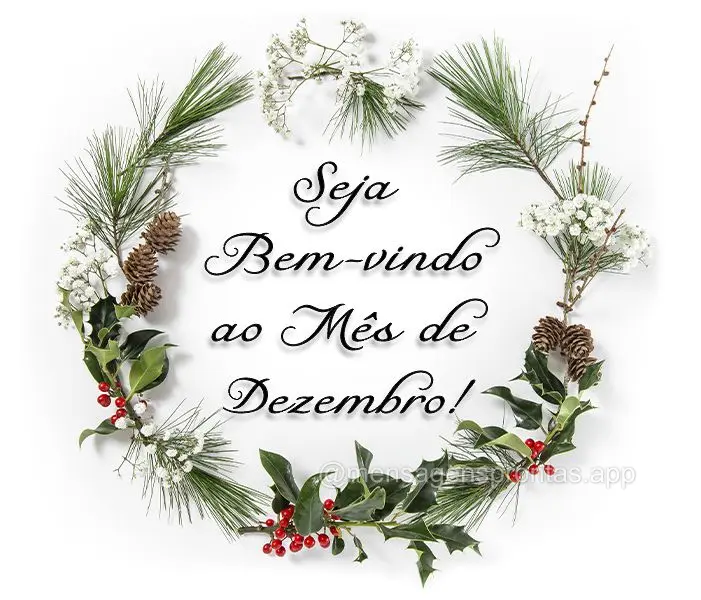 Seja Bem-vindo ao Mês de Dezembro!
