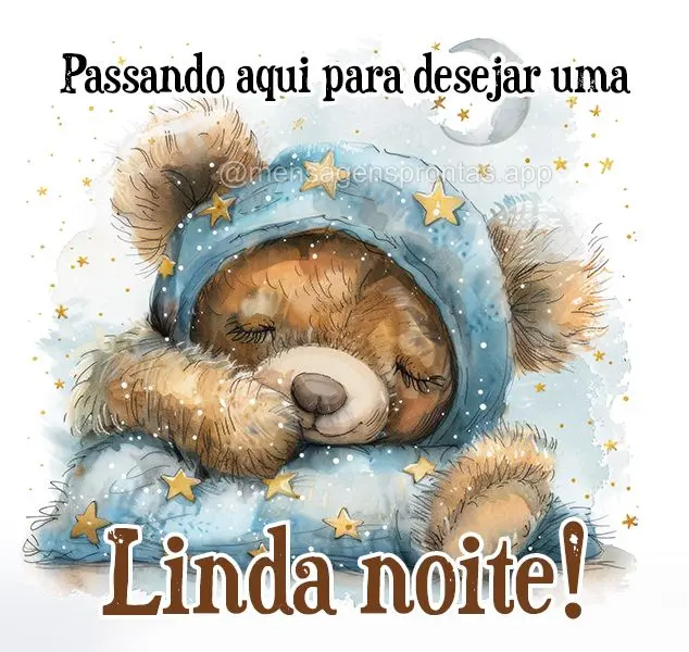 Passando aqui para desejar uma linda noite!