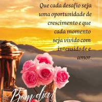 Que o seu dia seja iluminado pela beleza da vida e pela presença de pessoas especiais. Que cada desafio seja uma oportunidade de crescimento e que cada ...