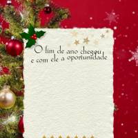 O fim de ano chegou e com ele a oportunidade de renovar as esperanças e agradecer por mais um ciclo que se encerra. Que o espírito natalino traga luz e...