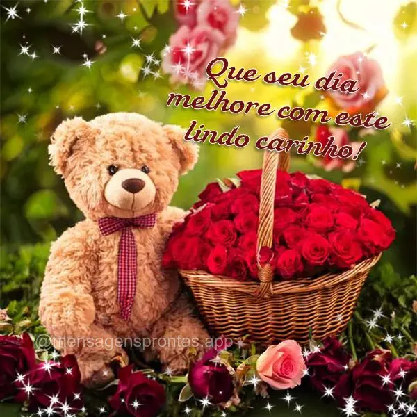 Que seu dia melhore com este lindo carinho!