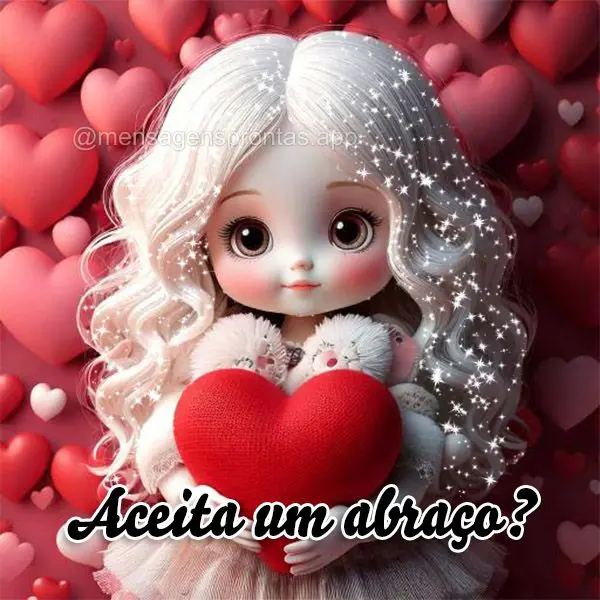 Aceita um abraço?