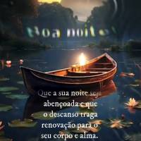 Que a sua noite seja abençoada e que o descanso traga renovação para o seu corpo e alma. Amanhã é um novo dia, cheio de bênçãos e oportunidades. ...