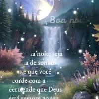 Que a sua noite seja repleta de sonhos bons e que você acorde com a certeza de que Deus está sempre ao seu lado, guiando e abençoando cada passo. Boa ...