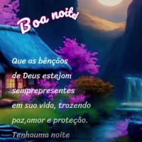 Que as bênçãos de Deus estejam sempre presentes em sua vida, trazendo paz, amor e proteção. Tenha uma noite tranquila e abençoada. Durma bem! Boa n...