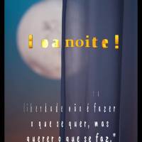 "A verdadeira liberdade não é fazer o que se quer, mas querer o que se faz." Boa noite! Jean-Paul Sartre