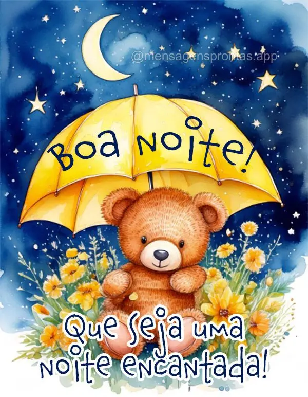 Que seja uma encantada!  Boa noite!