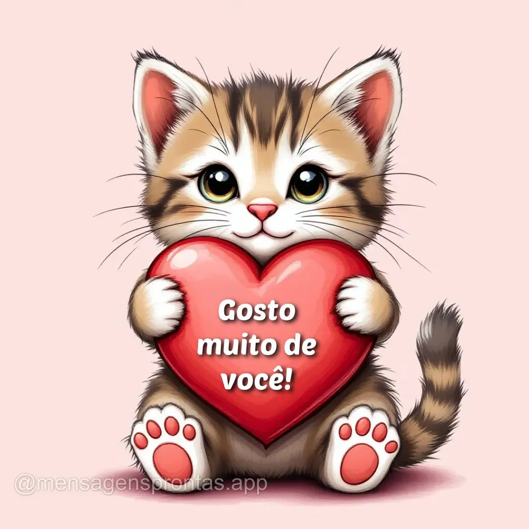 Gosto muito de você!