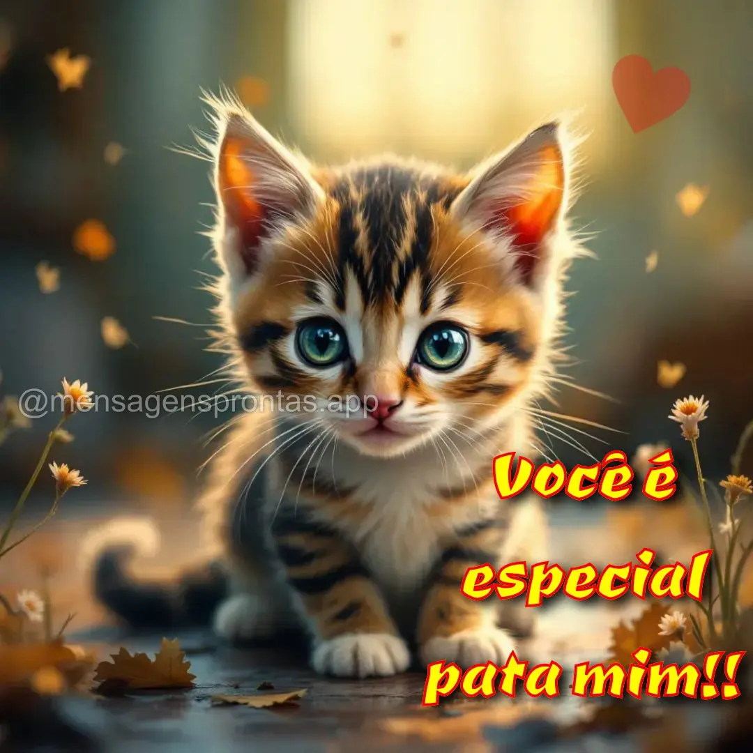 Você é especial pata mim!!