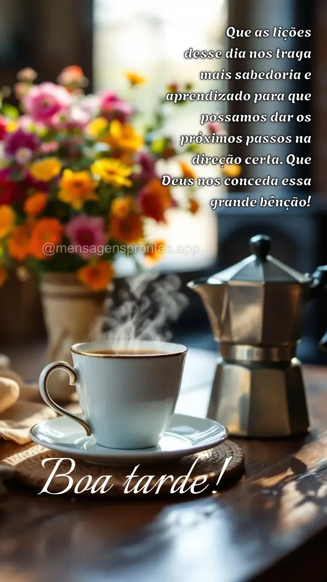 Que as lições 
desse dia nos traga 
mais sabedoria e aprendizado para que possamos dar os próximos passos na direção certa. Que Deus nos conceda e...