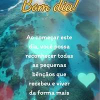 Ao começar este dia, você possa reconhecer todas as pequenas bênçãos que recebeu e viver da forma mais próspera e cheia de gratidão! Bom dia!
