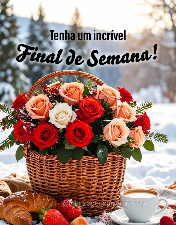 Tenha um incrível Final de Semana!