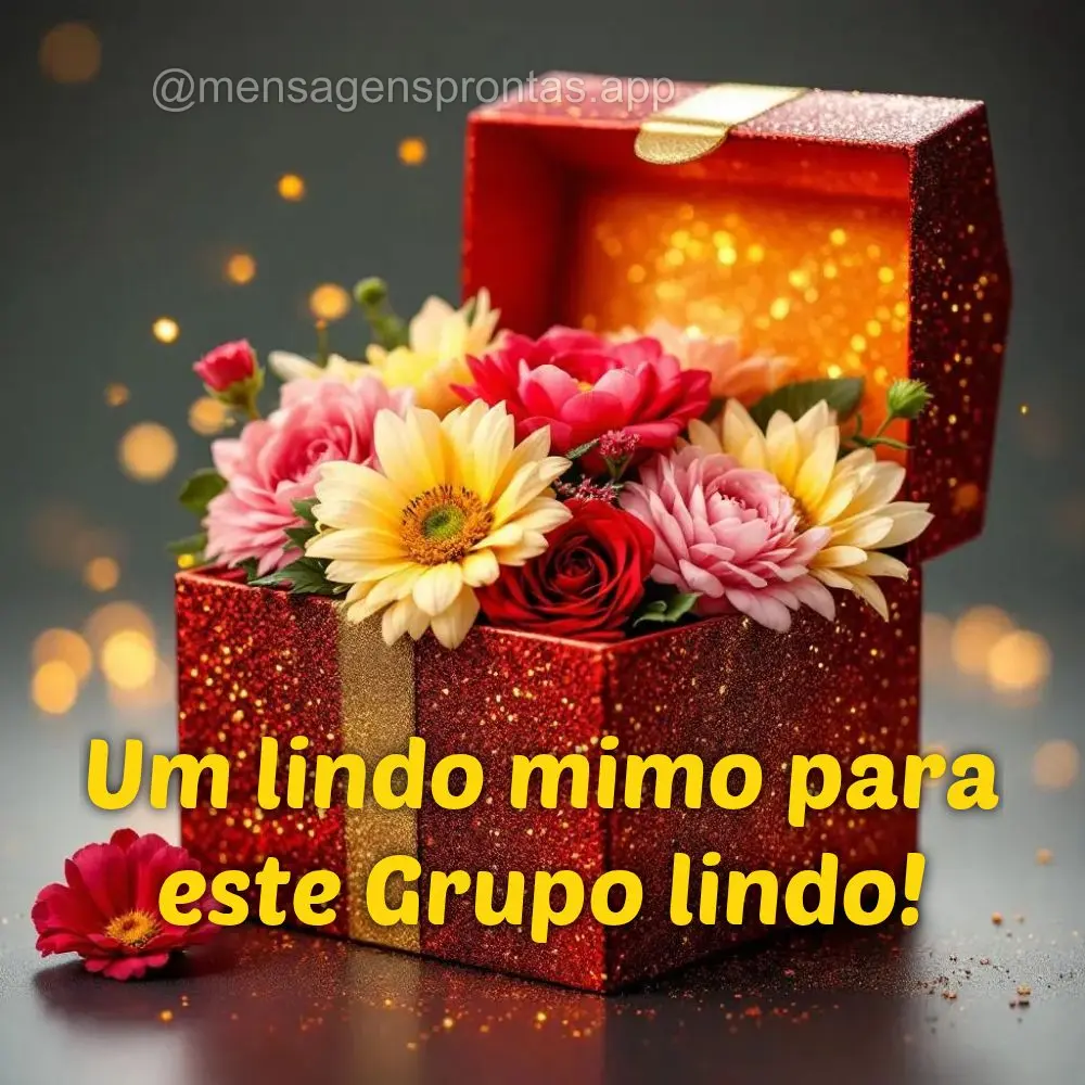 Um lindo mimo para este Grupo lindo!