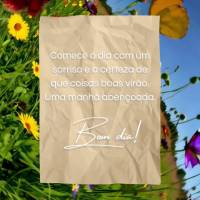 Comece o dia com um sorriso e a certeza de que coisas boas virão. Uma manhã abençoada.
Bom dia!
