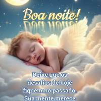 Deixe que os desafios de hoje fiquem no passado. Sua mente merece descanso, seu coração merece paz. Respire fundo e permita-se relaxar. Boa noite!