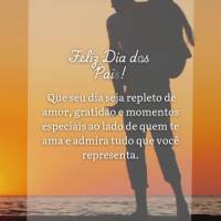 Feliz Dia dos Pais!
Que seu dia seja repleto de amor, gratidão e momentos especiais ao lado de quem te ama e admira tudo que você representa.